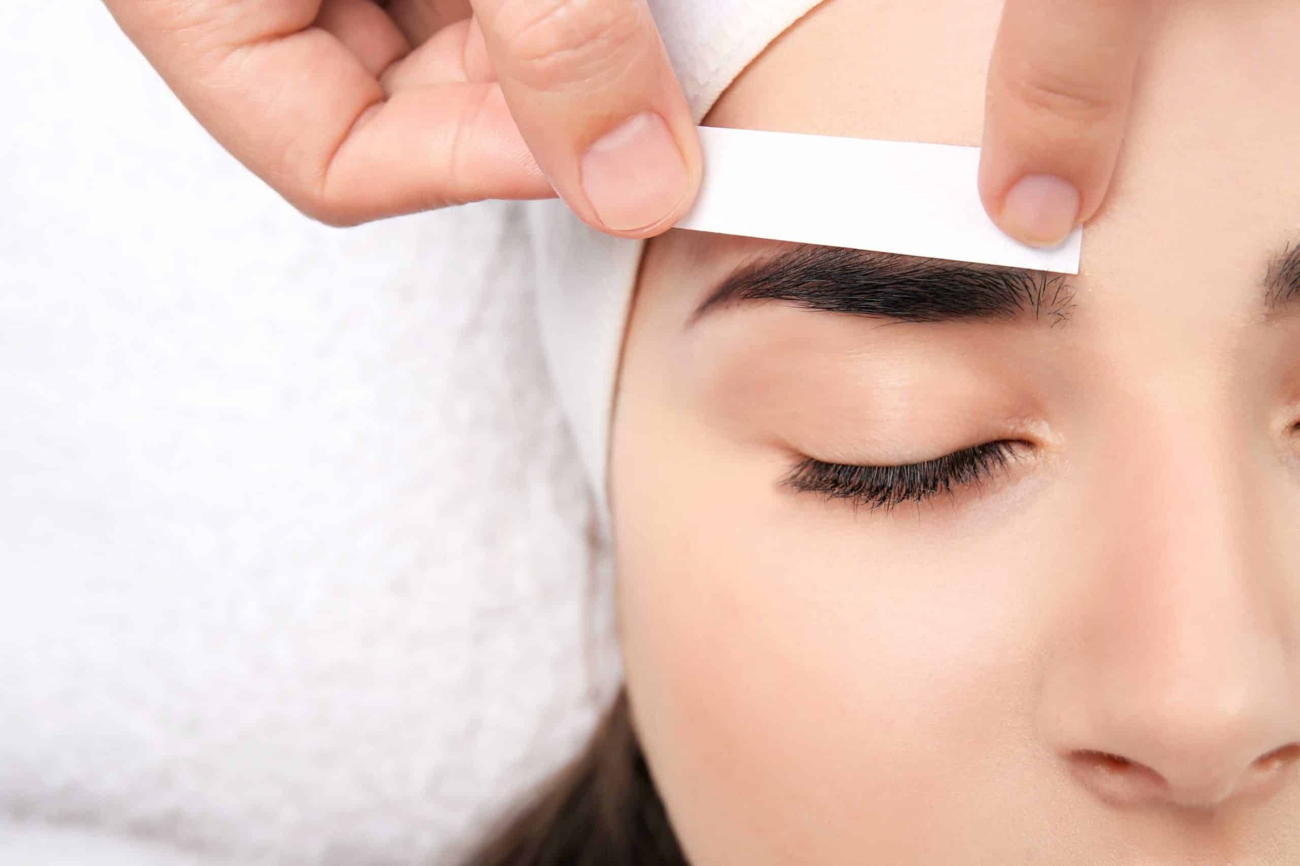 Brows and lashes services at ecoChic AVEDA Victoria BC