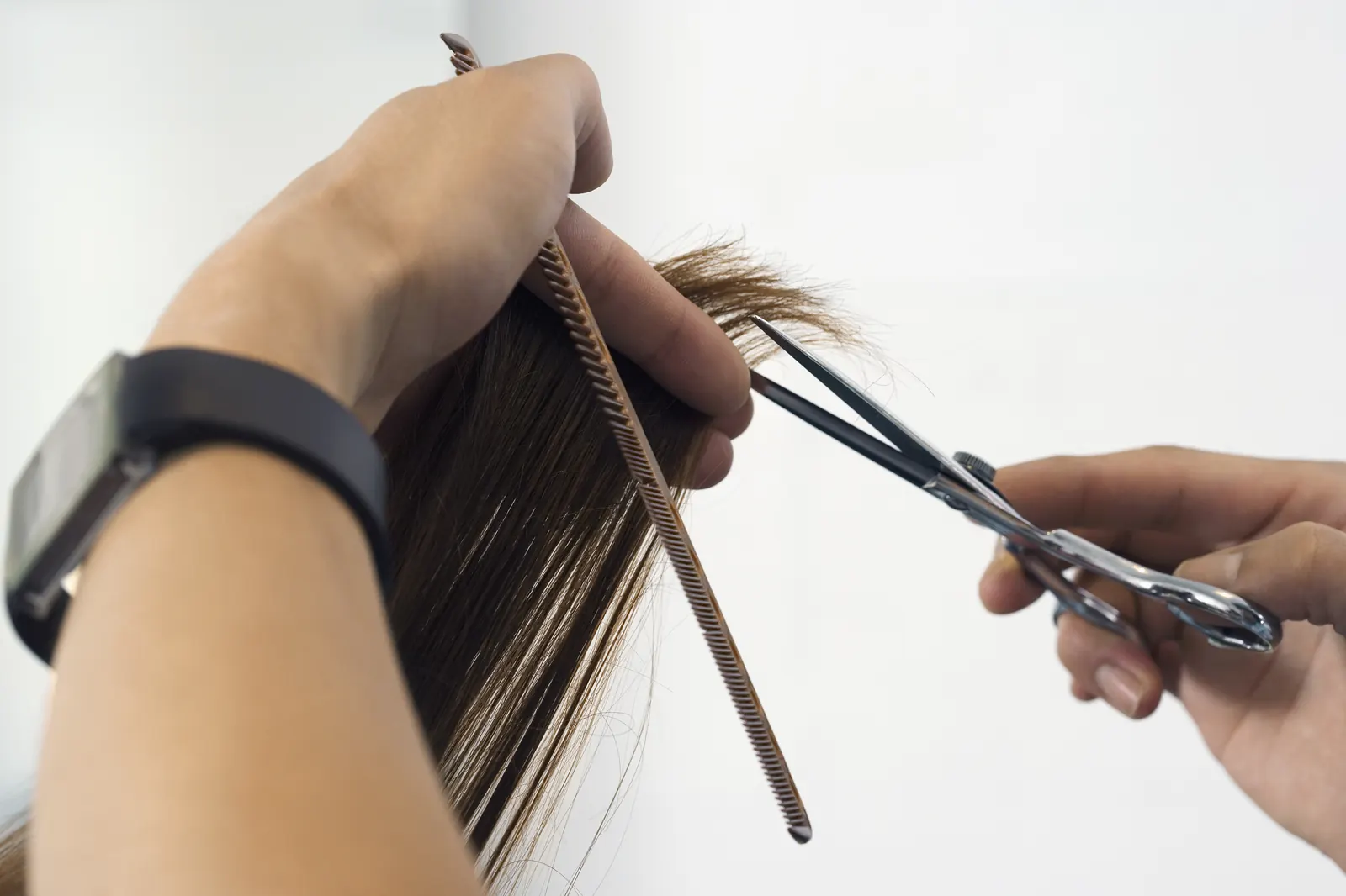 Professional haircut at ecoChic AVEDA Lifestyle Salon & SPA in Victoria